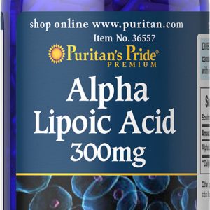 آ ال آ 300 میلی گرمی 60 عددی پیوریتنز پراید / Puritan's Pride ALA 300MG 60 Cap